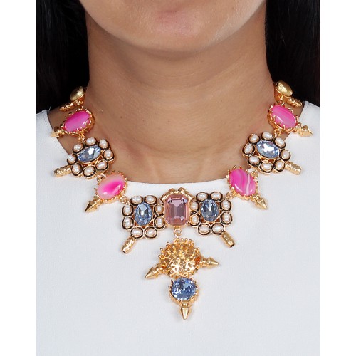 Pink Fleur necklace