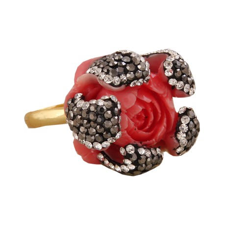 Coral flower Ring  